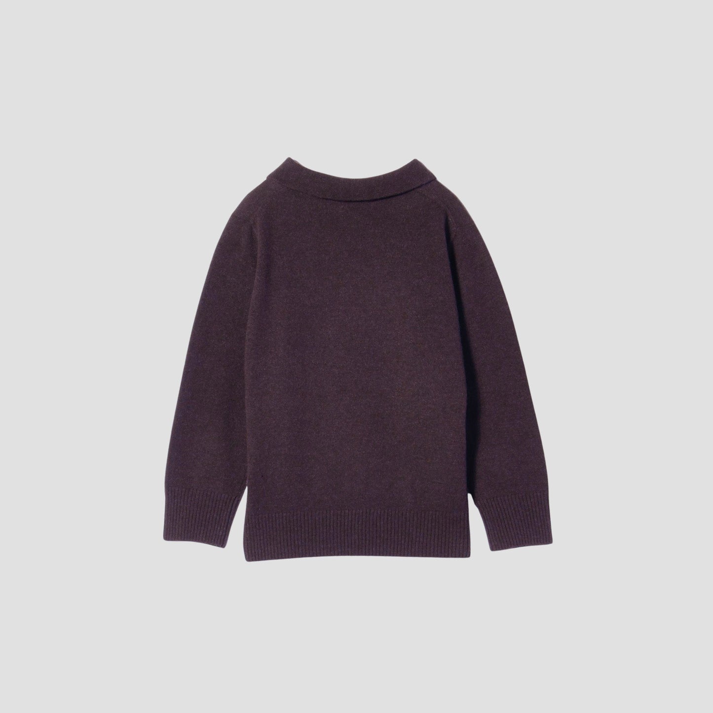 CASHMERE WOOL POLO JUMPER KNIT