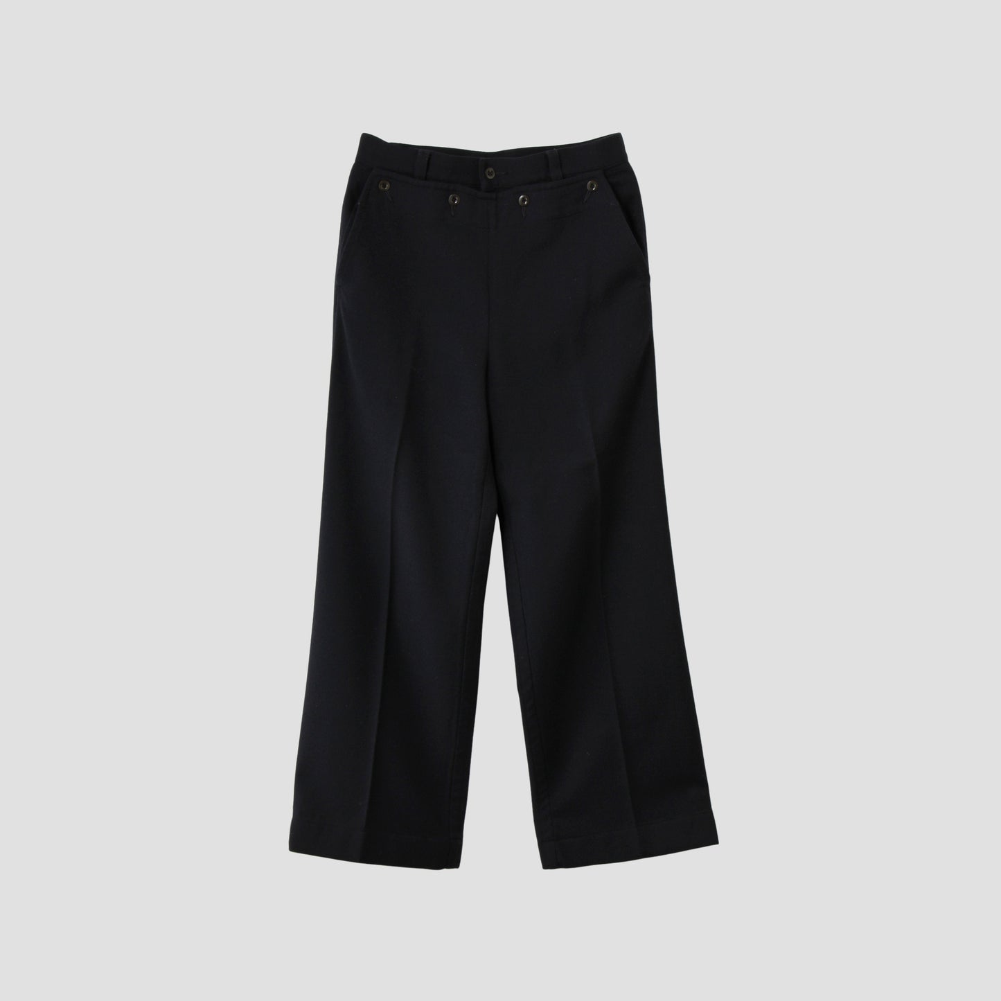 WOOL SERGE TROUSERS