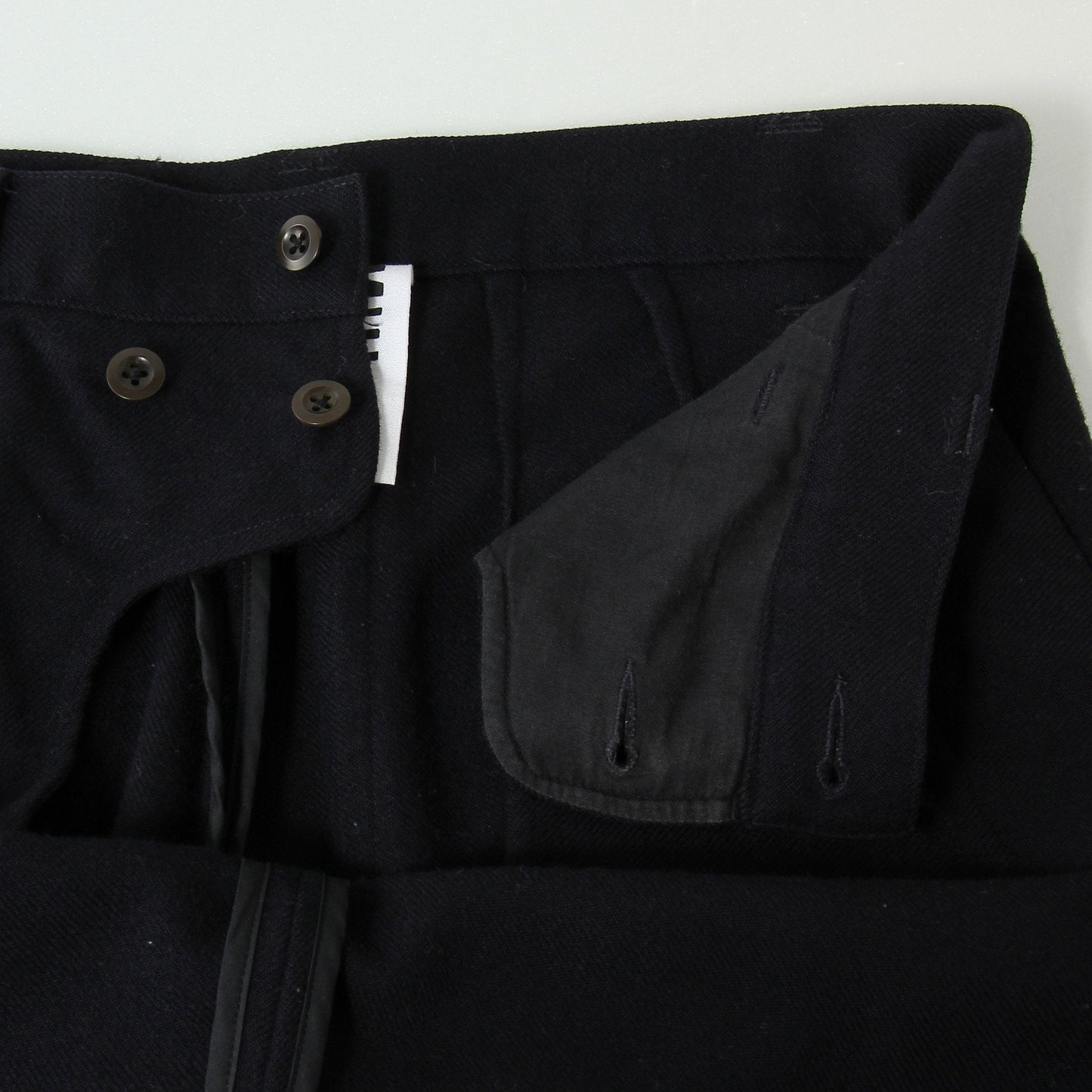 WOOL SERGE TROUSERS