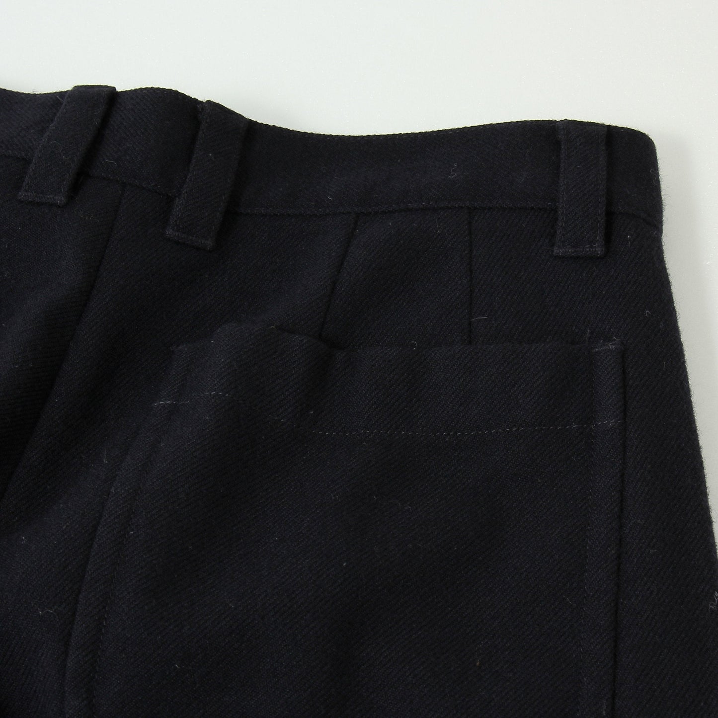 WOOL SERGE TROUSERS