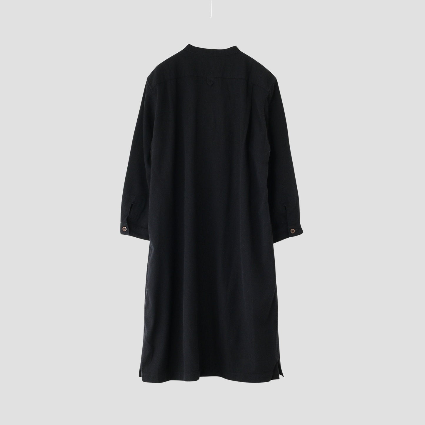 WOOL COTTON TWILL DRESS