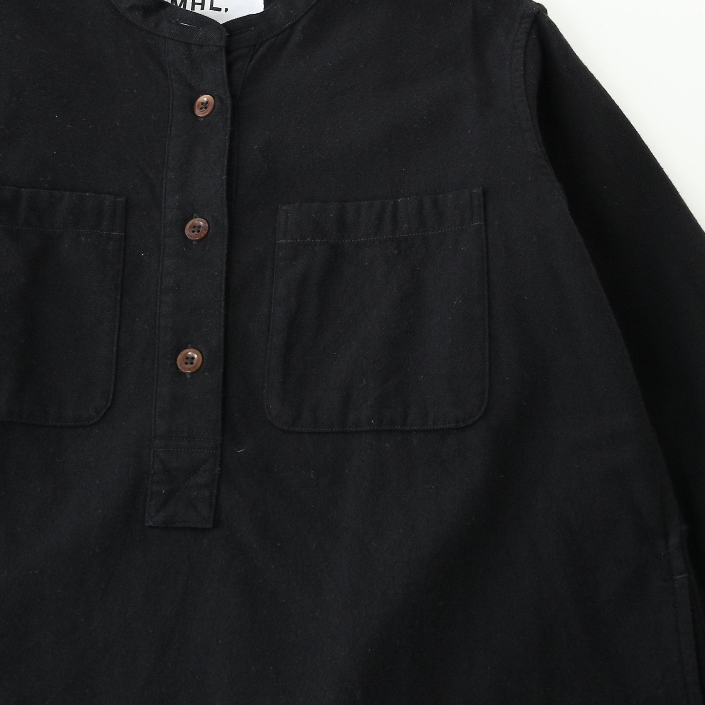 WOOL COTTON TWILL DRESS