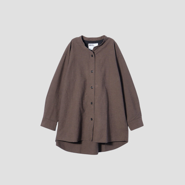 UNEVEN CHECK COTTON SHIRT