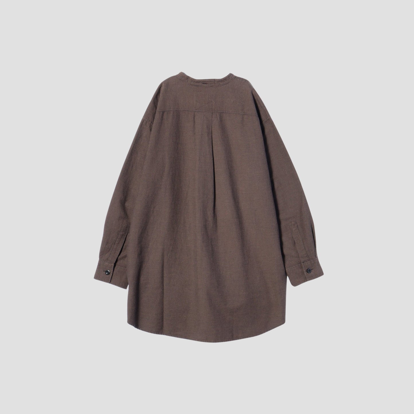 UNEVEN CHECK COTTON SHIRT