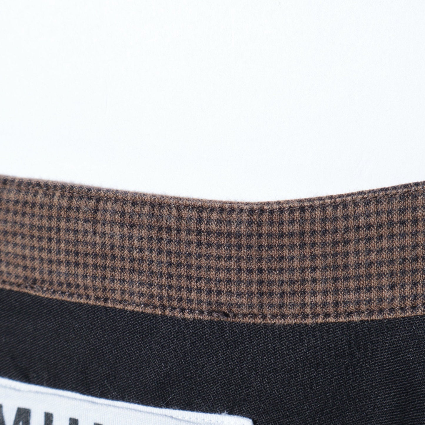 UNEVEN CHECK COTTON SHIRT