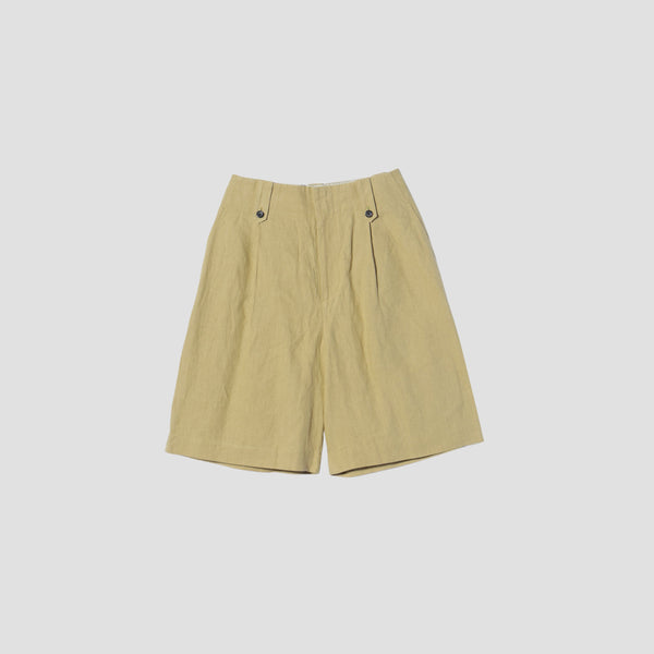 DENSE FINE LINEN POPLIN TROUSERS