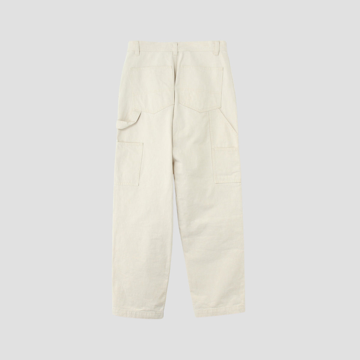 NATURAL DENIM TROUSERS