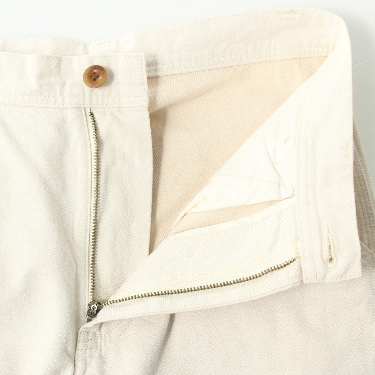 NATURAL DENIM TROUSERS