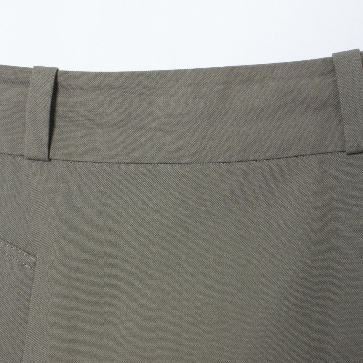 WOOL COTTON TWILL SKIRT
