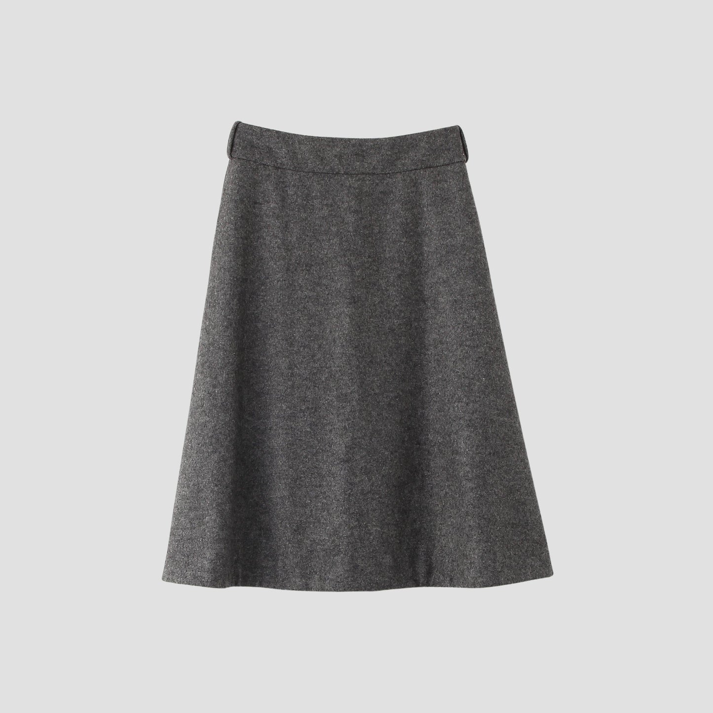 FELTED WOOL JERSEY SKIRT