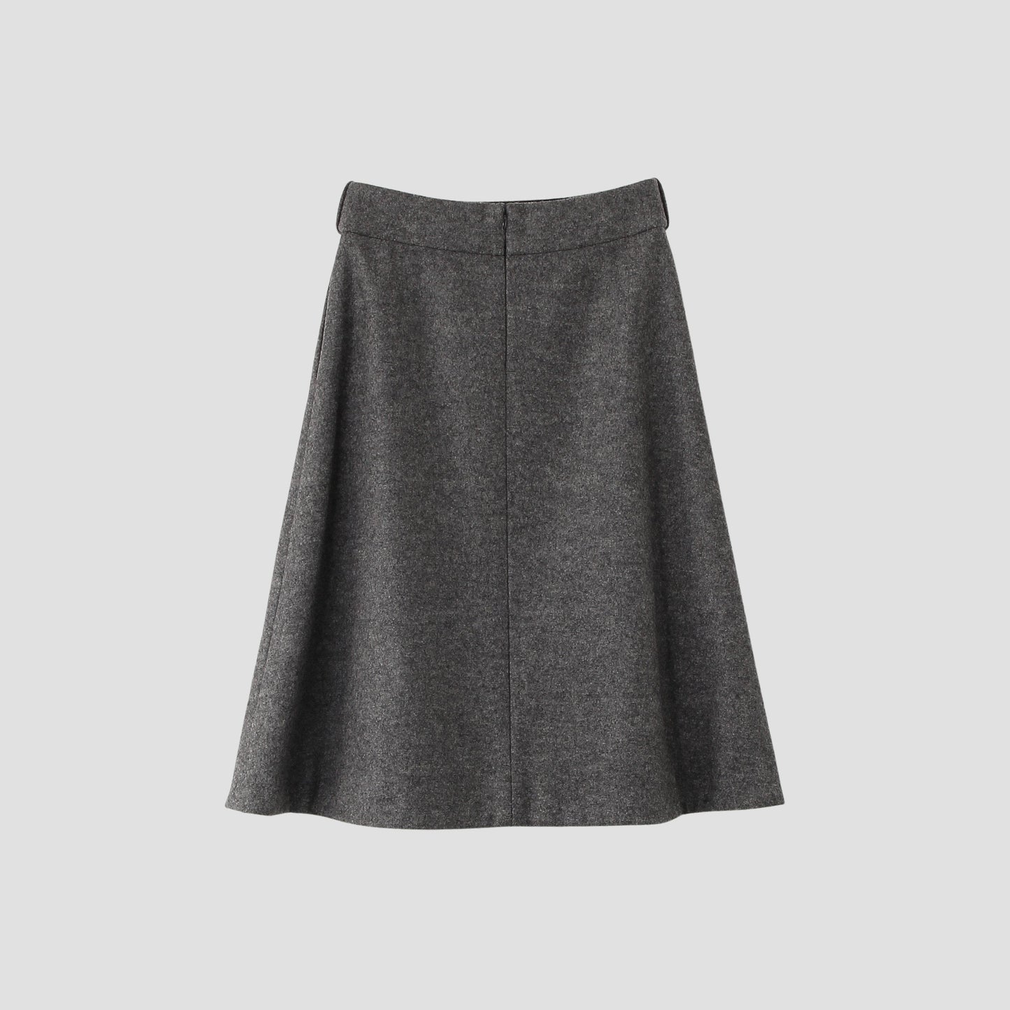 FELTED WOOL JERSEY SKIRT