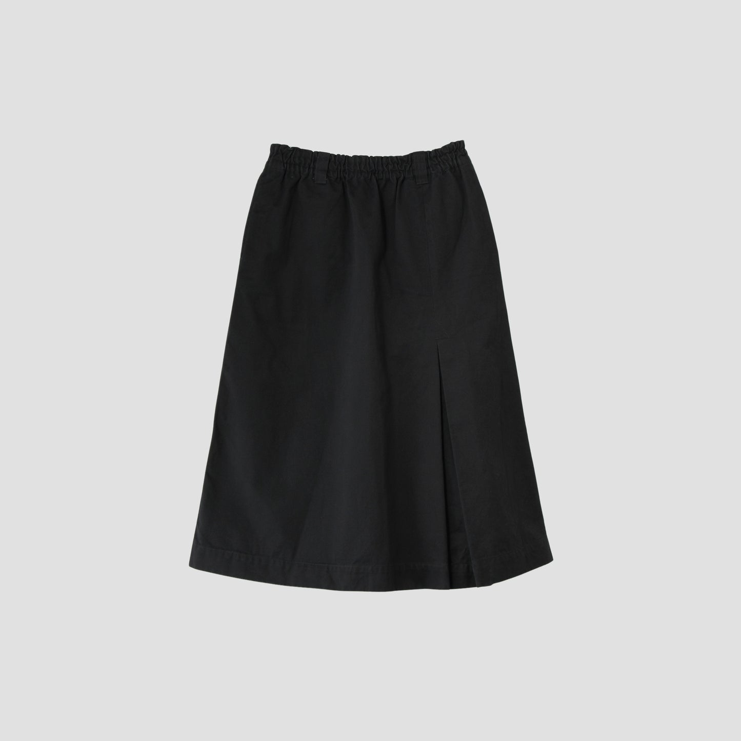 BRUSHED CHINO COTTON SKIRT