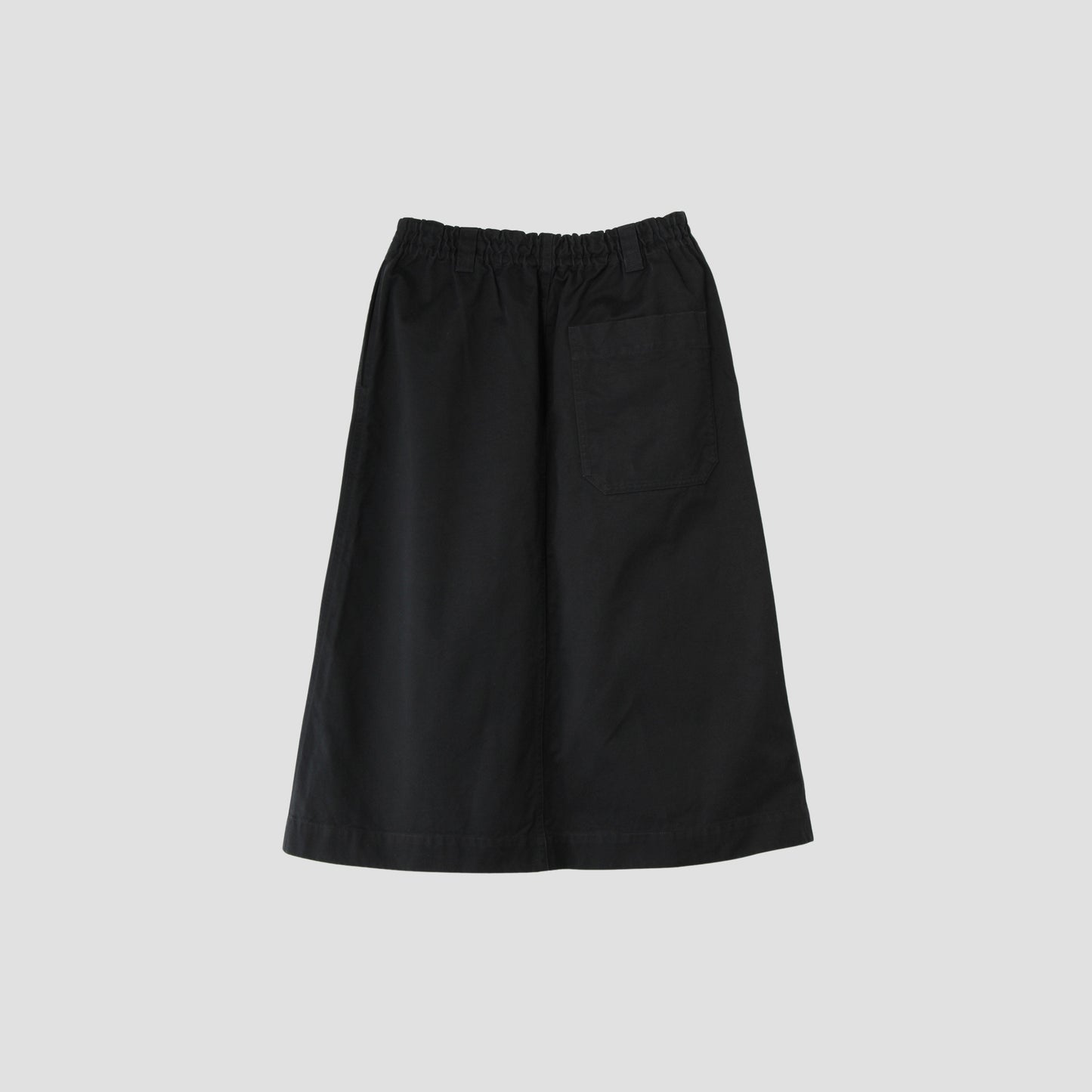 BRUSHED CHINO COTTON SKIRT