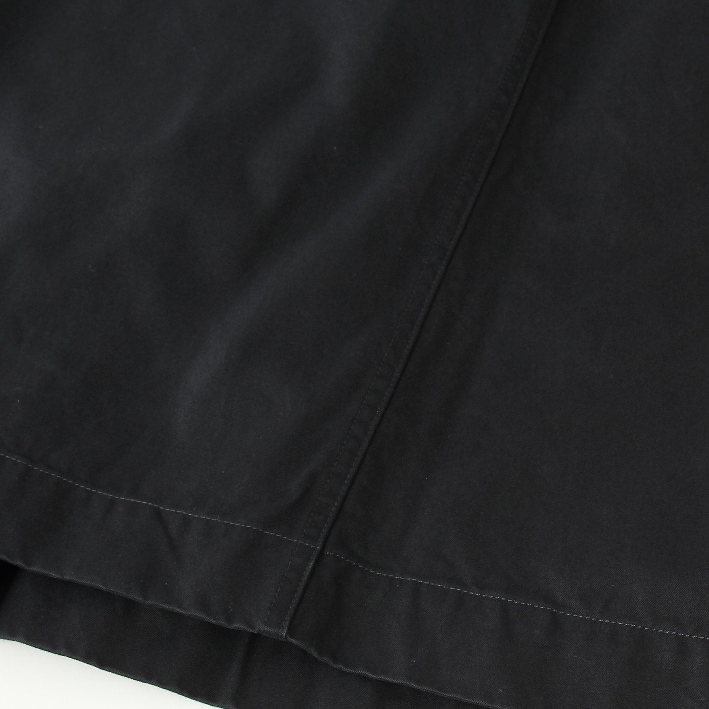 BRUSHED CHINO COTTON SKIRT