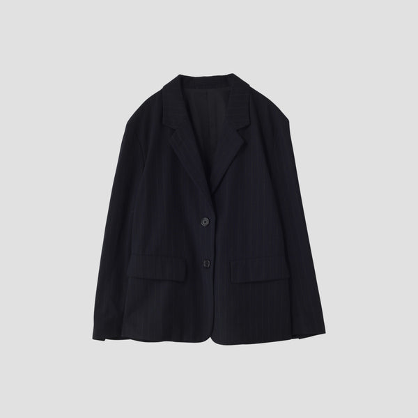 WOOL PINSTRIPE JACKET