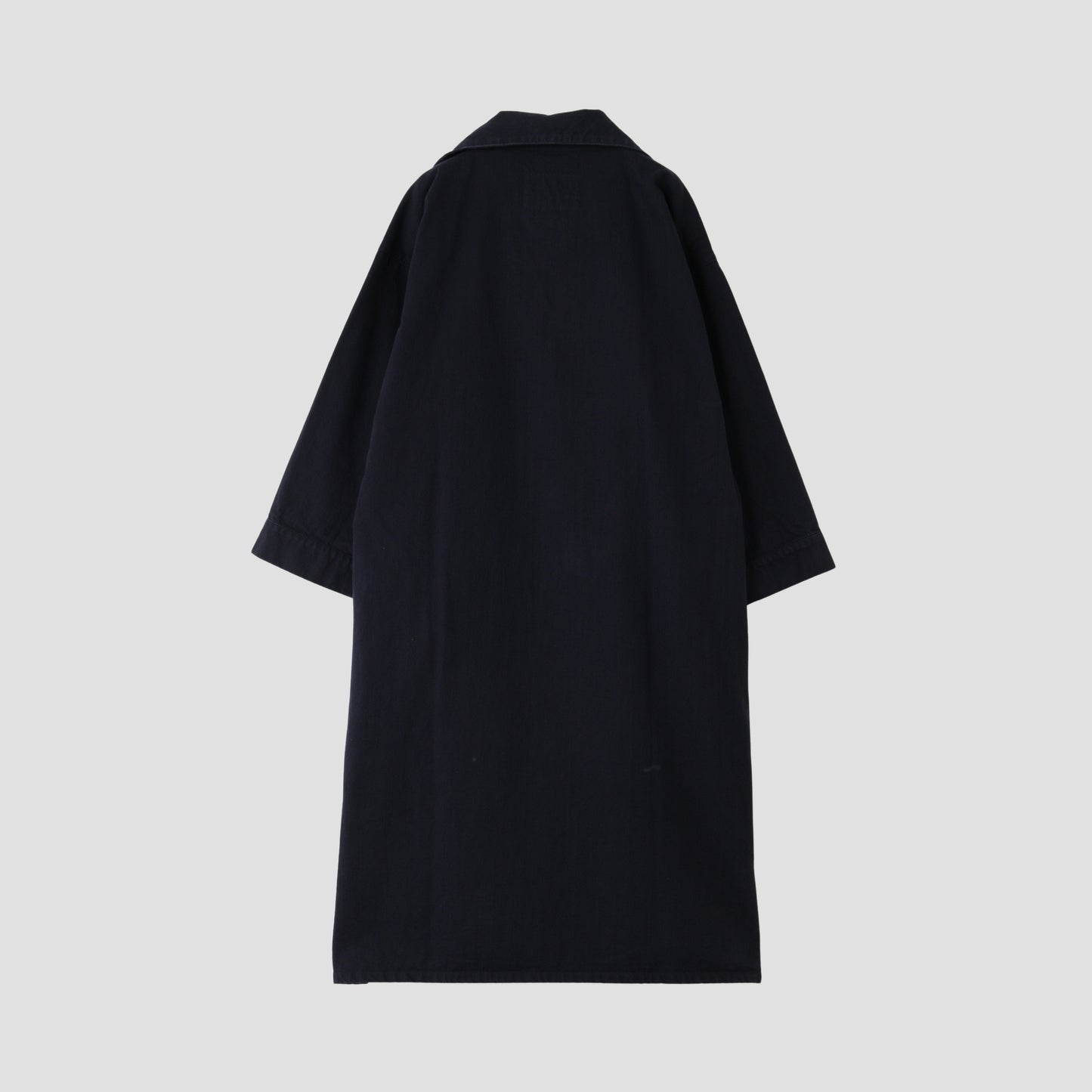 YARN DYE INDIGO DRESS