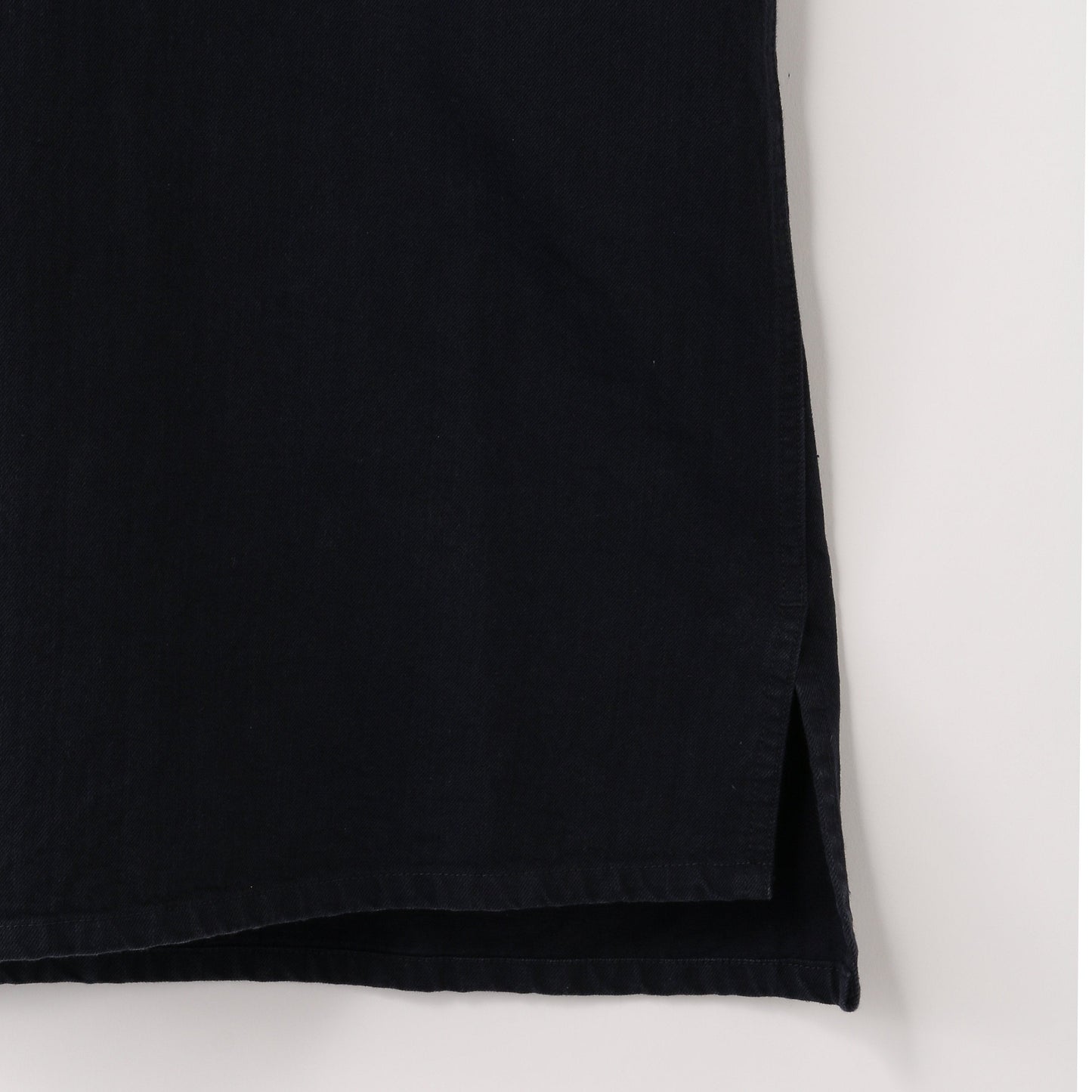 YARN DYE INDIGO DRESS