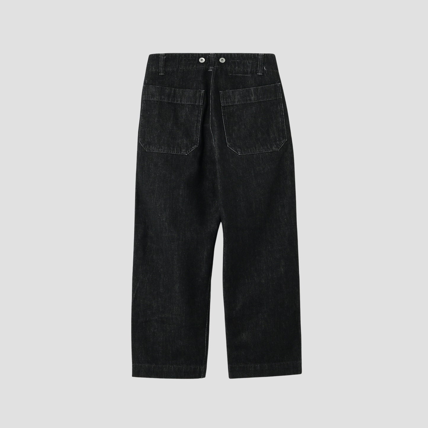 CANTON BLACK DENIM TROUSERS