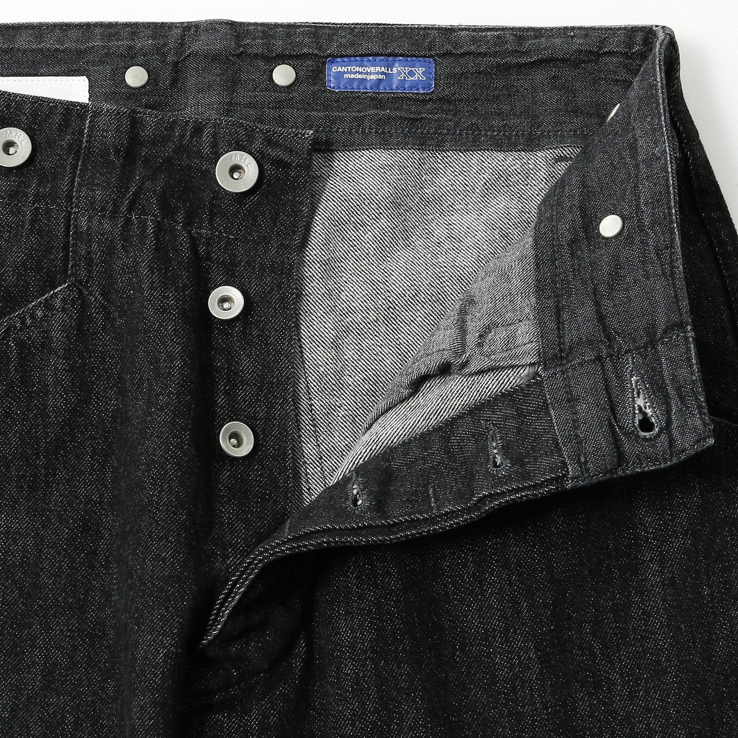 CANTON BLACK DENIM TROUSERS