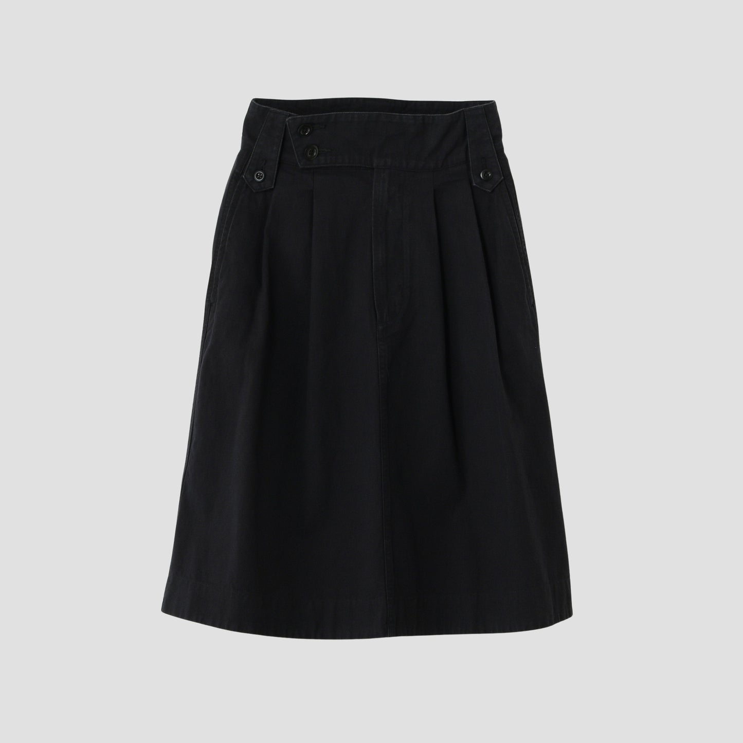 FADED COTTON TWILL SKIRT