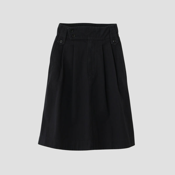FADED COTTON TWILL SKIRT