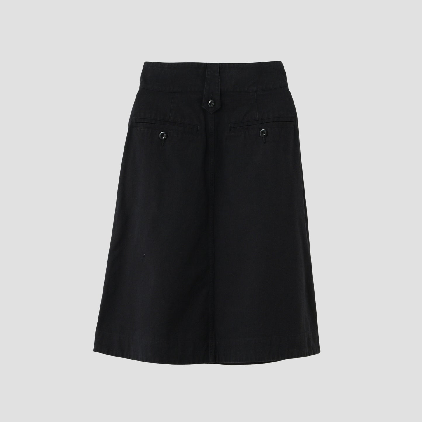 FADED COTTON TWILL SKIRT