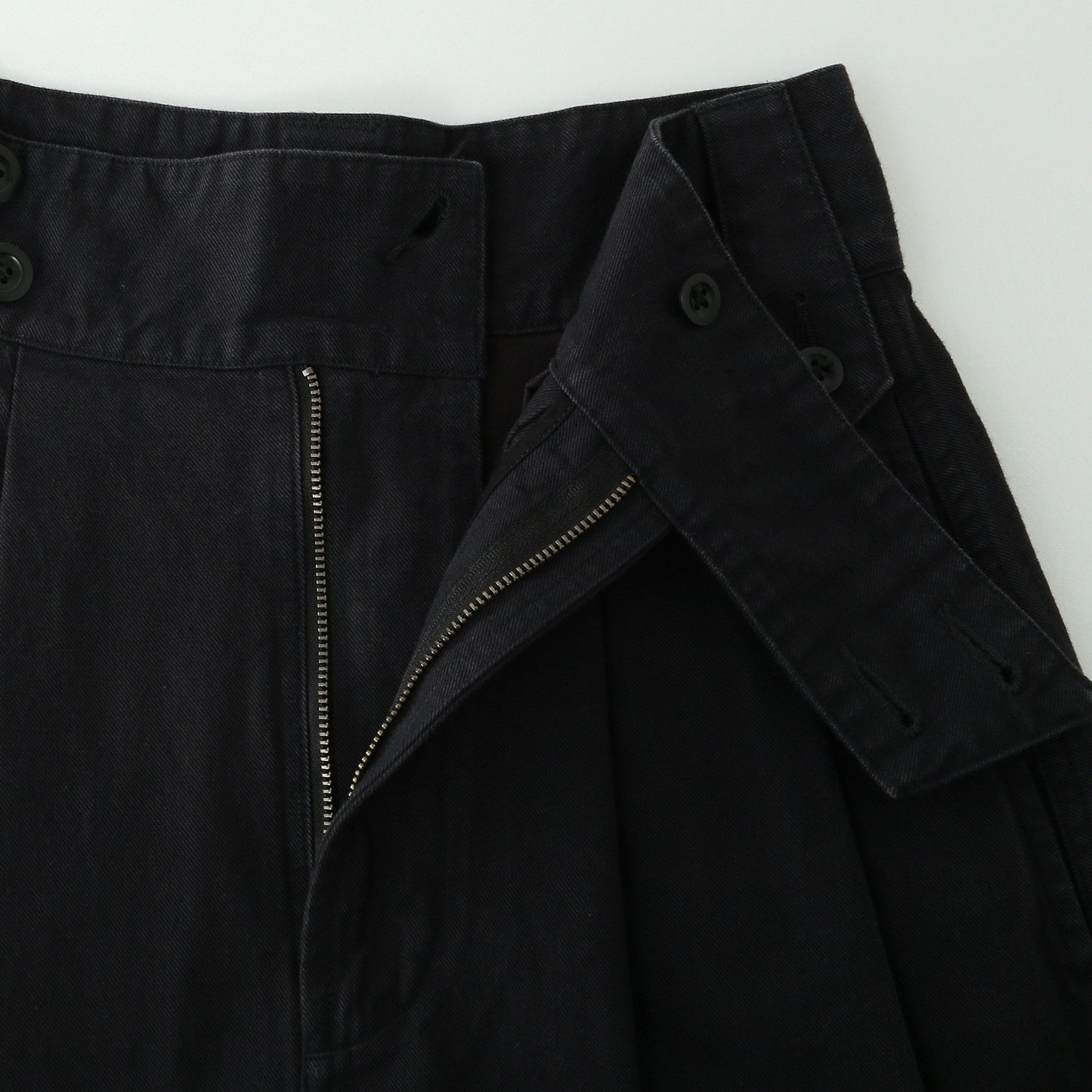 FADED COTTON TWILL SKIRT