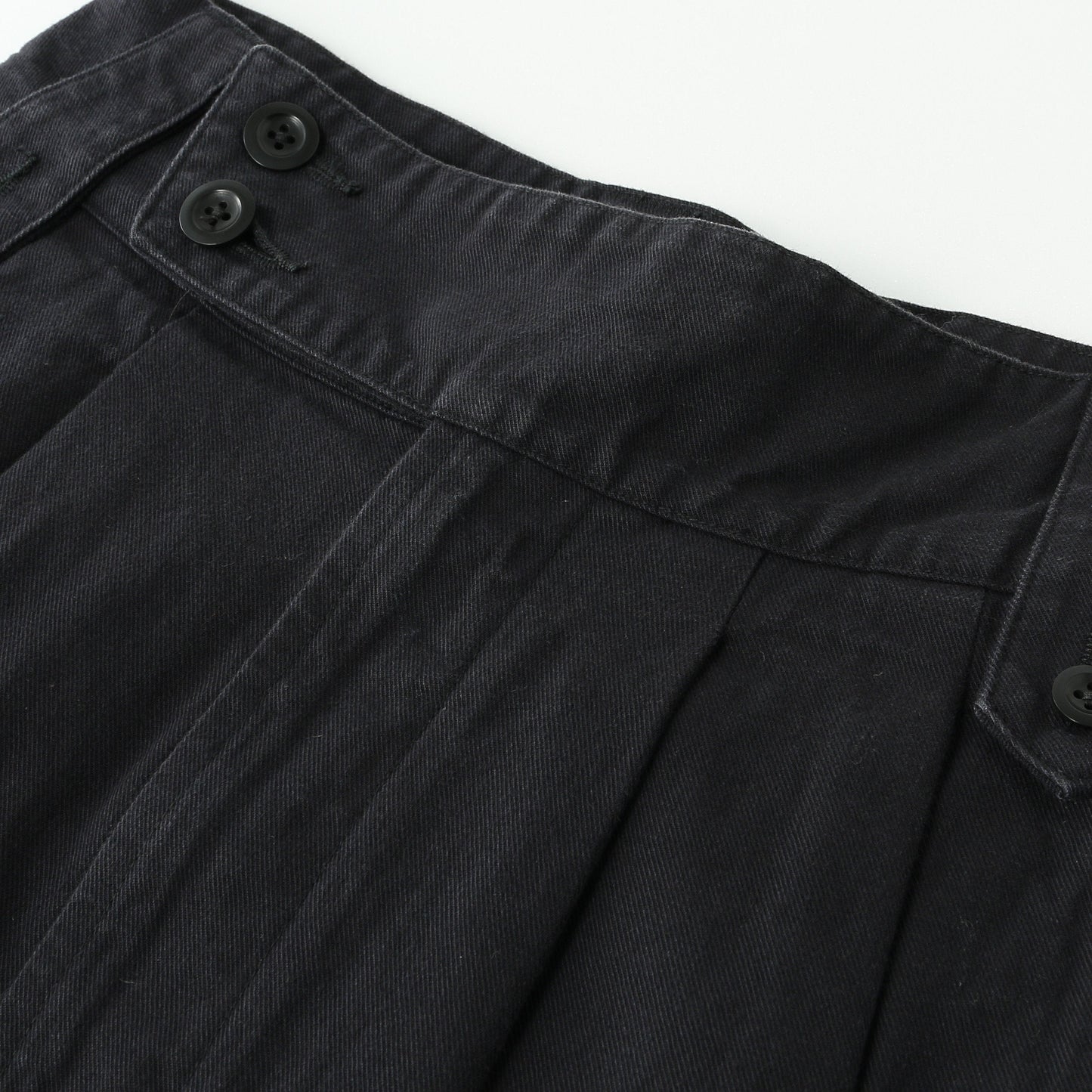 FADED COTTON TWILL SKIRT