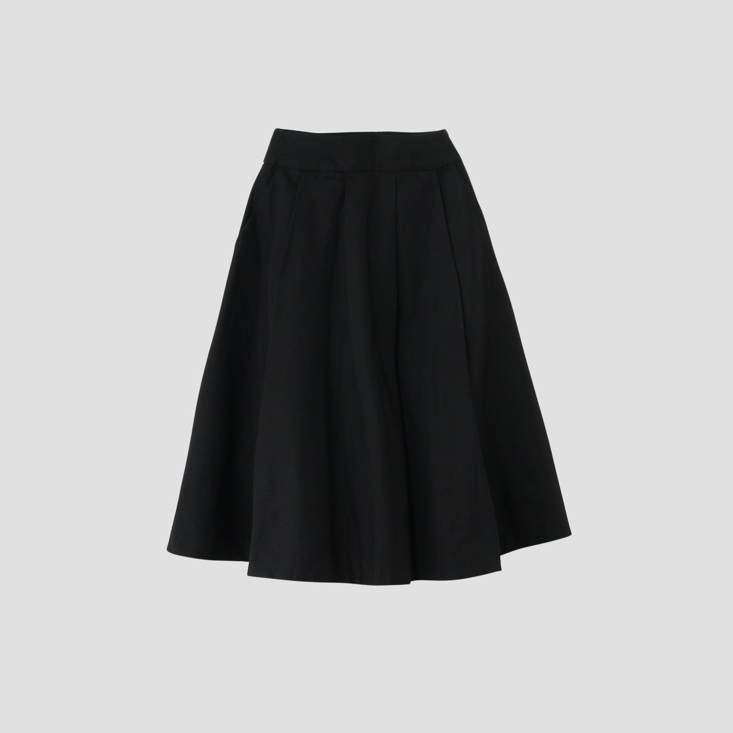 COTTON LINEN DRILL SKIRT
