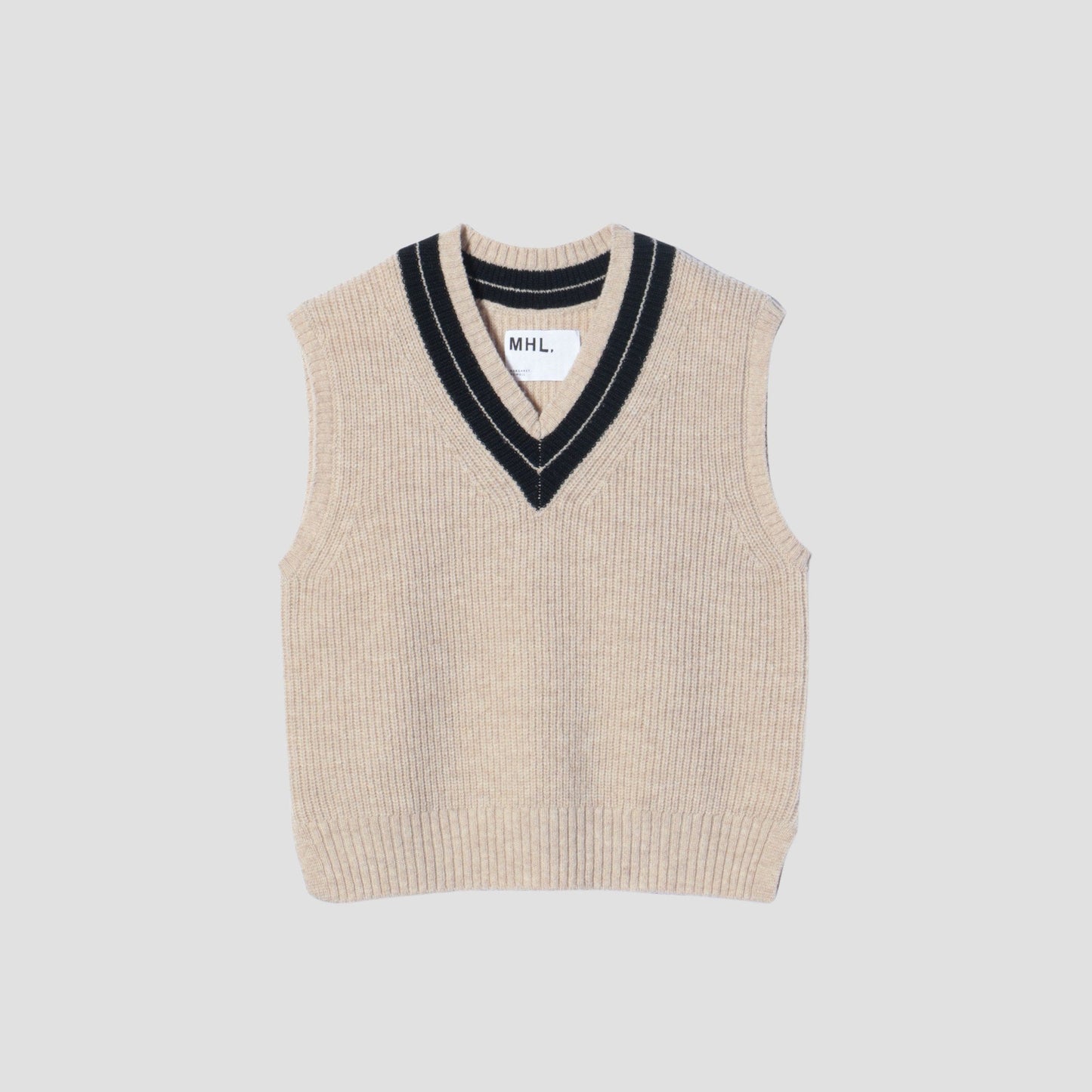 TOUGH WOOL RIB KNIT