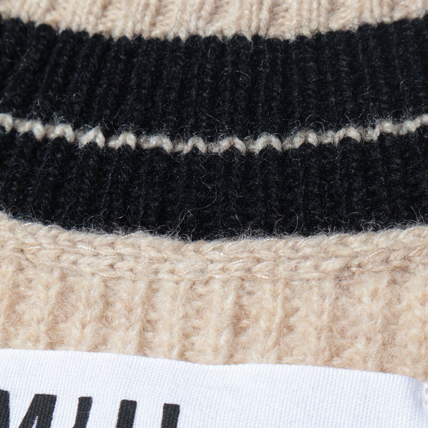 TOUGH WOOL RIB KNIT