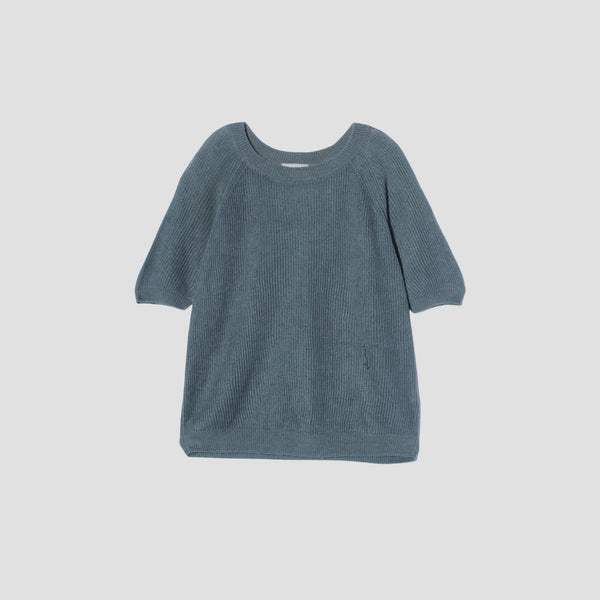 RIBBED LINEN KNIT
