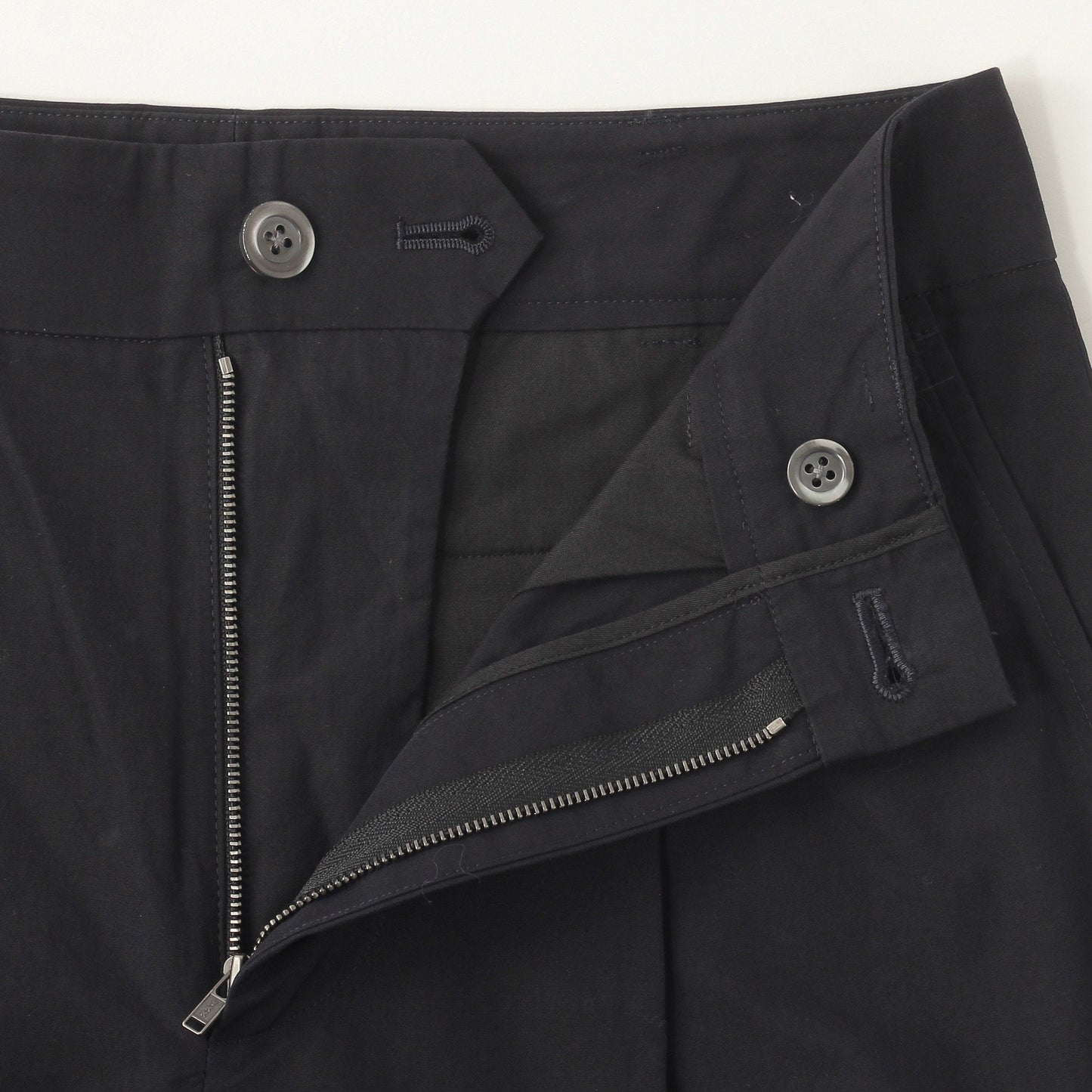 WASHED COTTON TROUSERS
