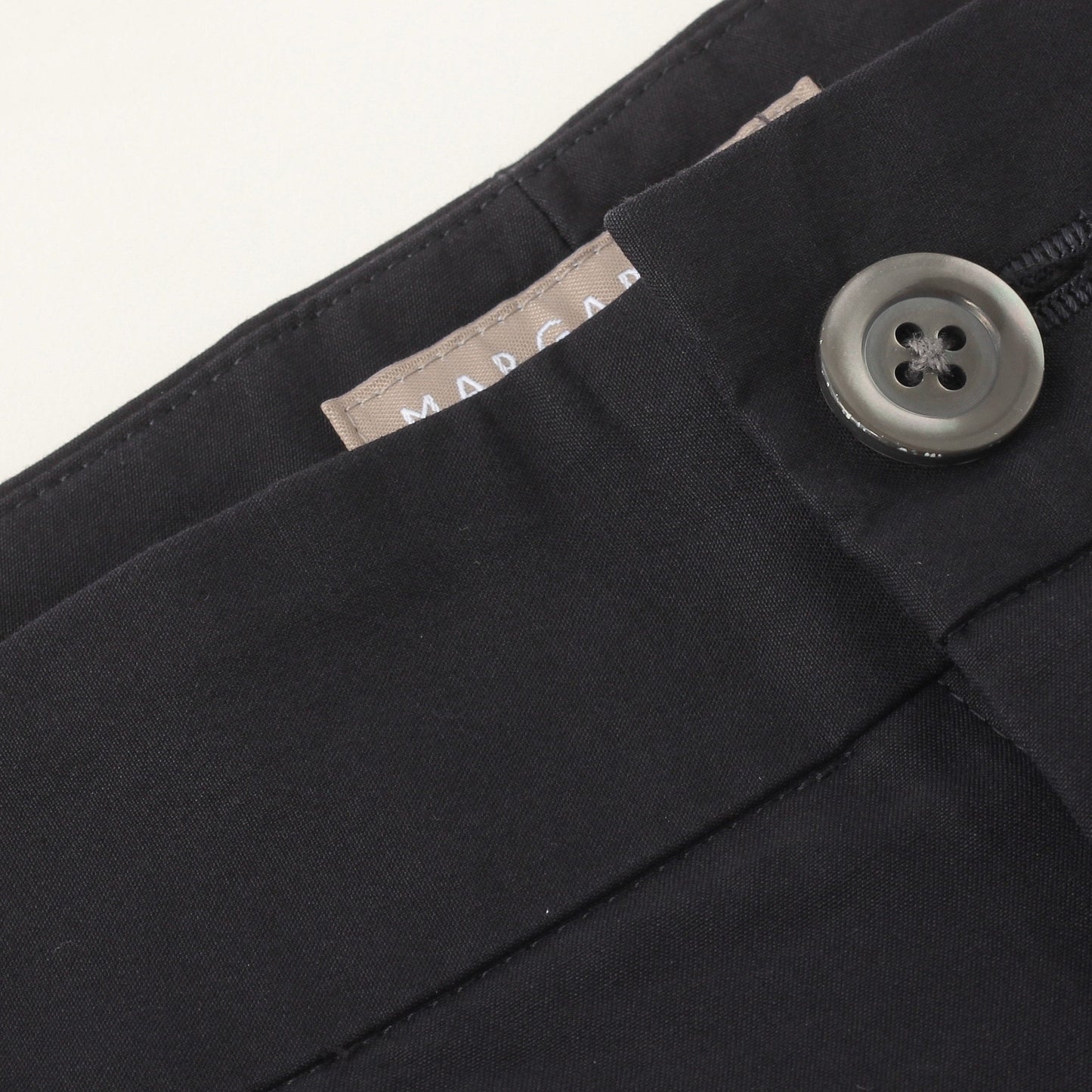 WASHED COTTON TROUSERS