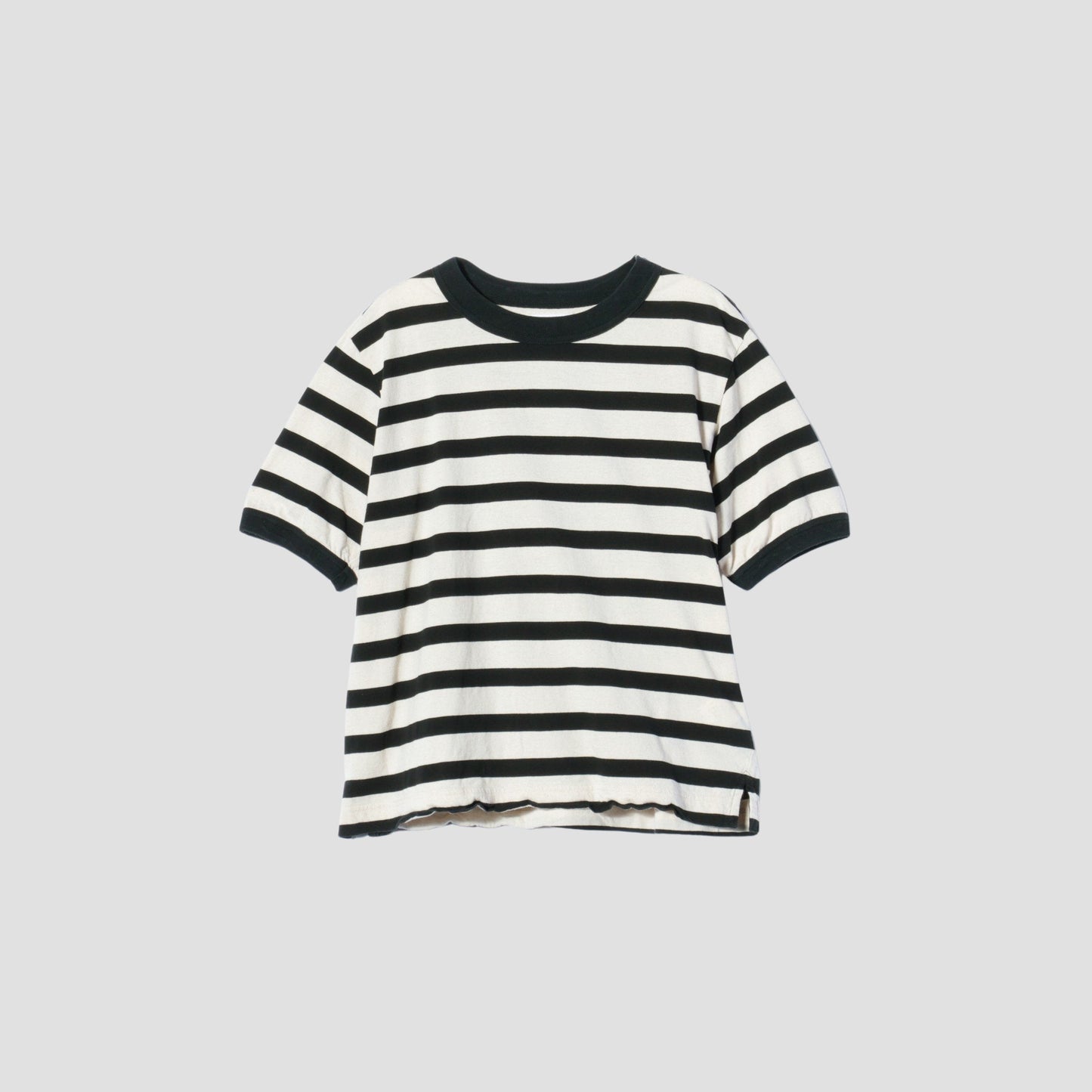 COTTON LINEN STRIPE JERSEY