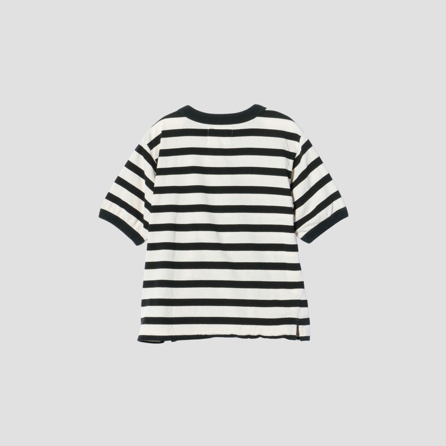 COTTON LINEN STRIPE JERSEY