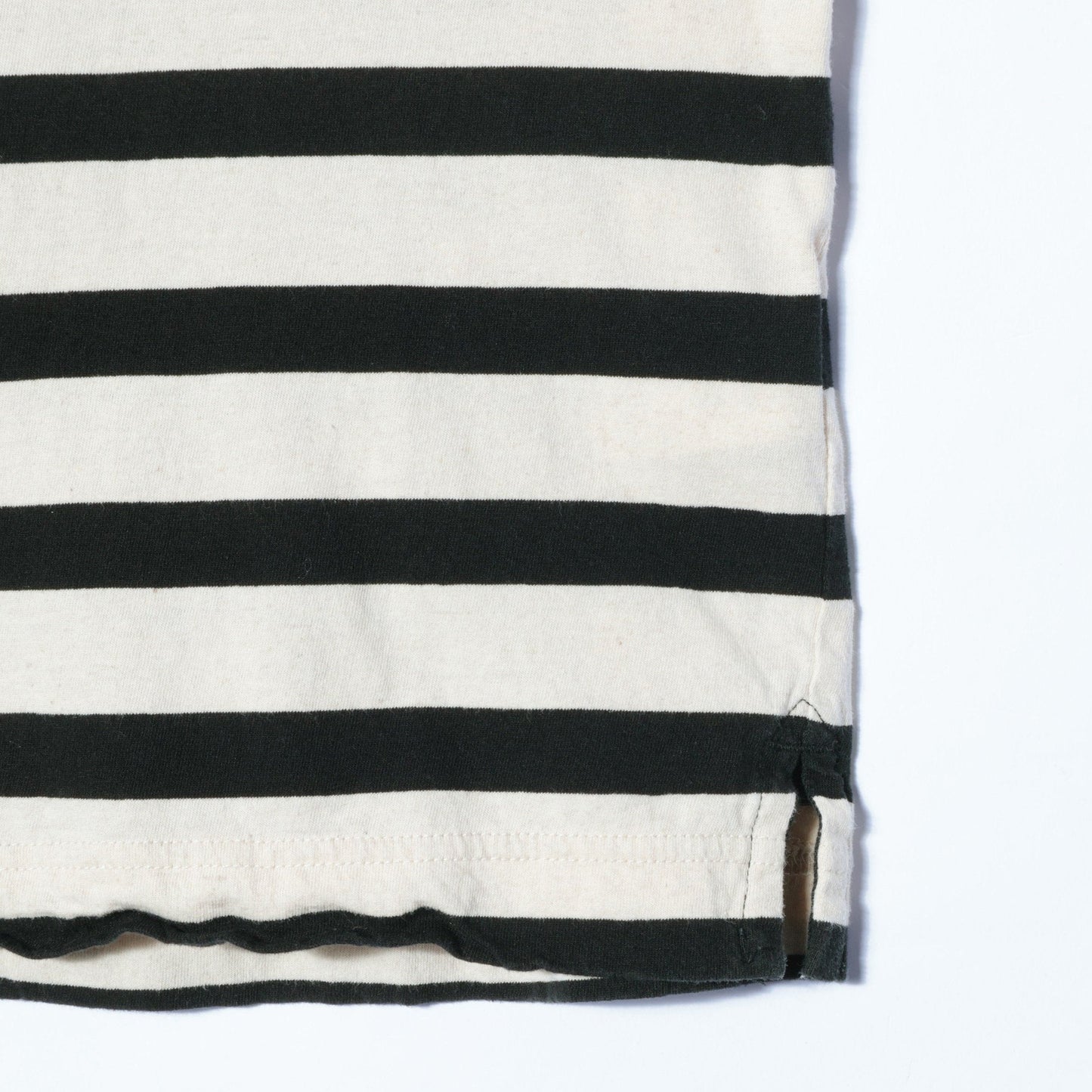 COTTON LINEN STRIPE JERSEY