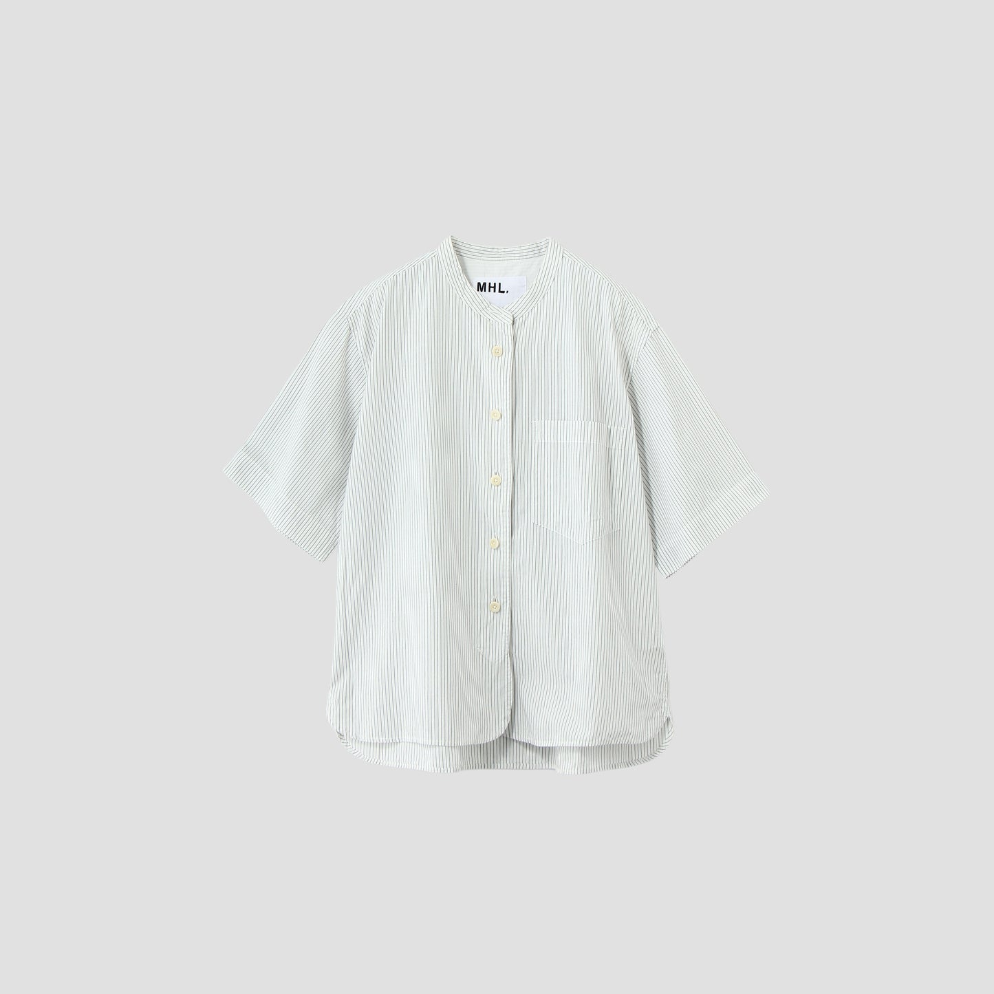 GRAPHIC COTTON STRIPE SHIRT