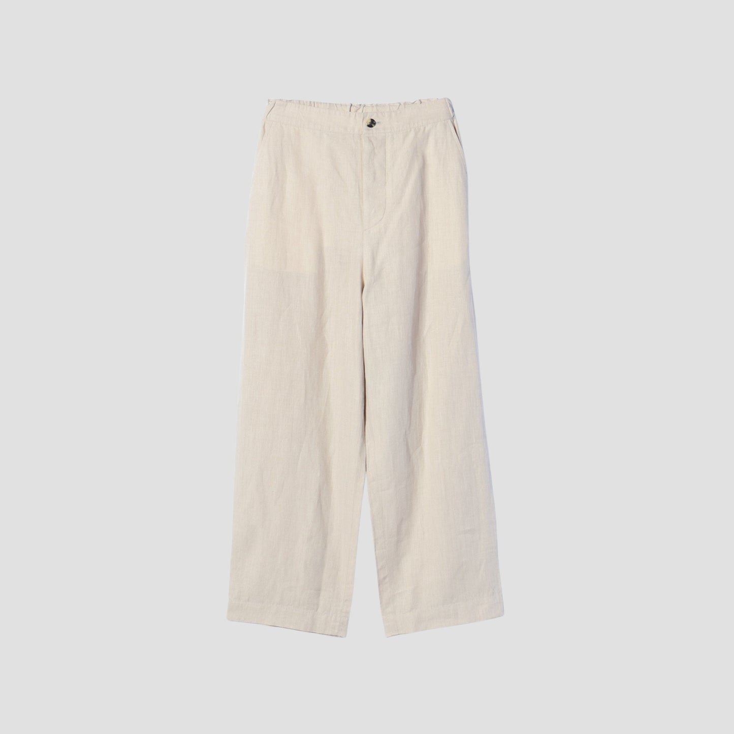 HIGH DENSE LINEN TROUSERS