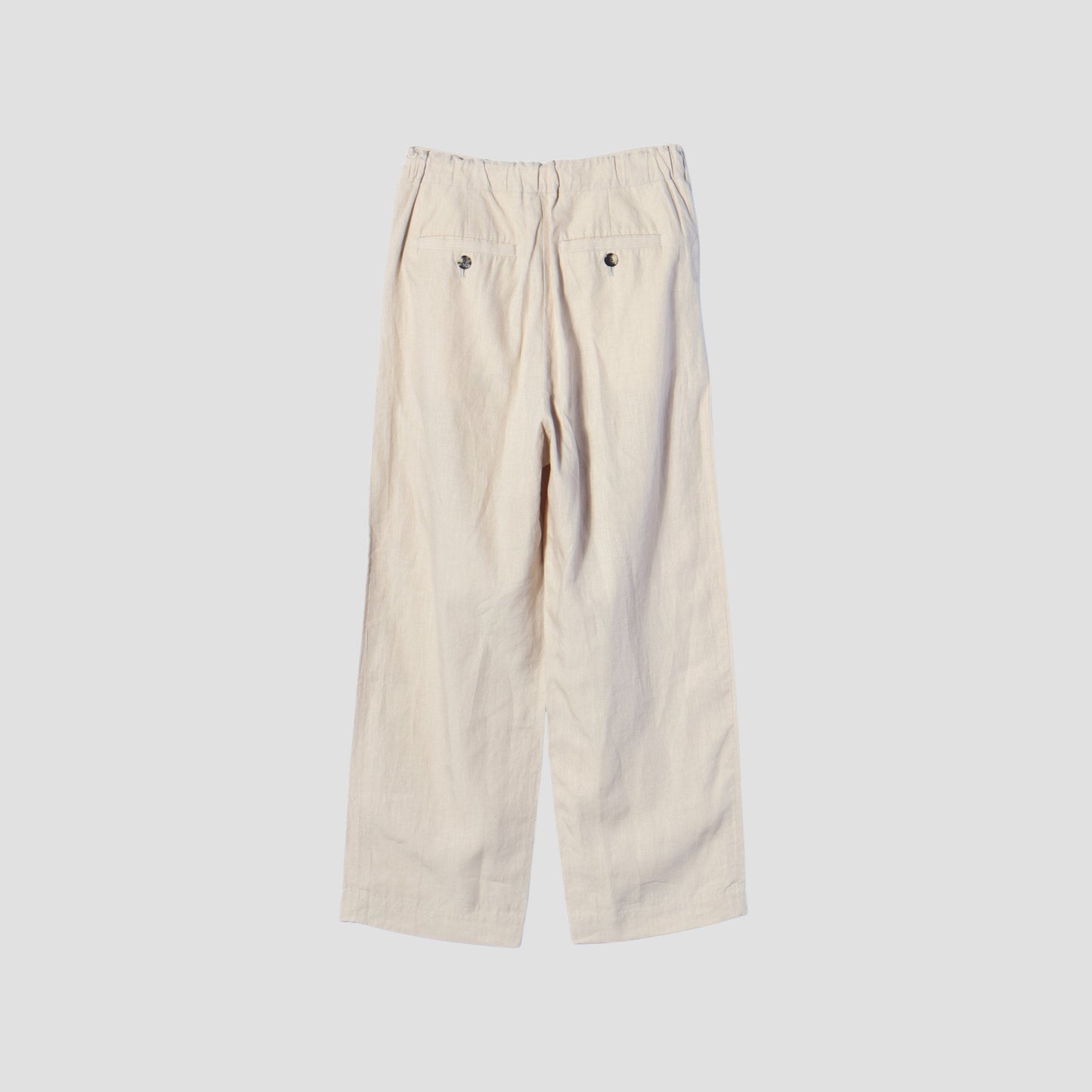 HIGH DENSE LINEN TROUSERS