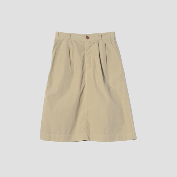 COMPACT TOUGH COTTON POPLIN SKIRT