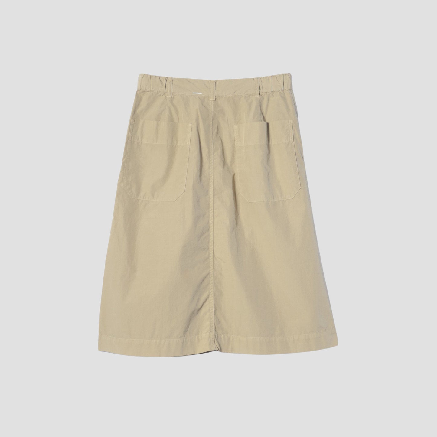 COMPACT TOUGH COTTON POPLIN SKIRT