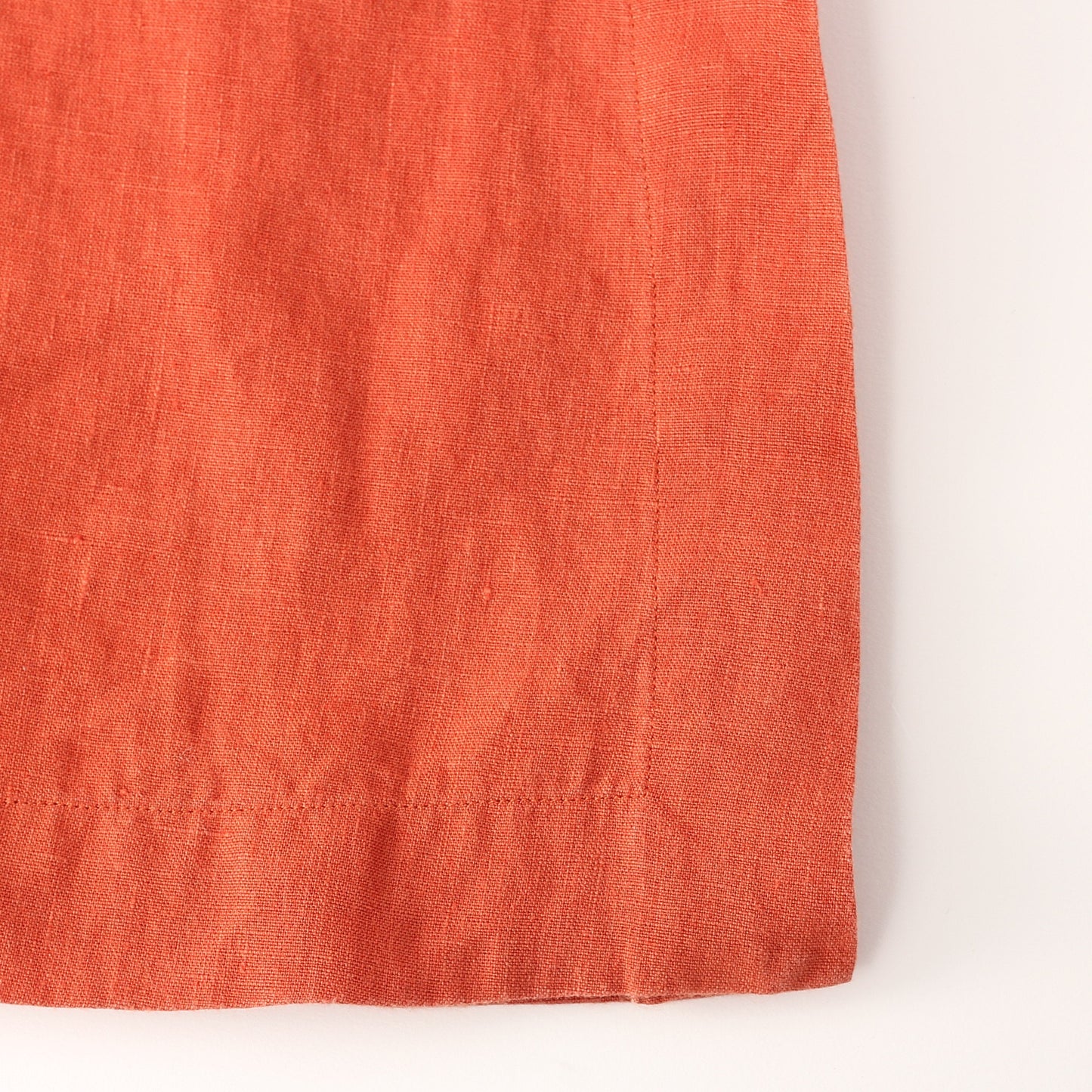 PLAIN WEAVE LINEN DRESS