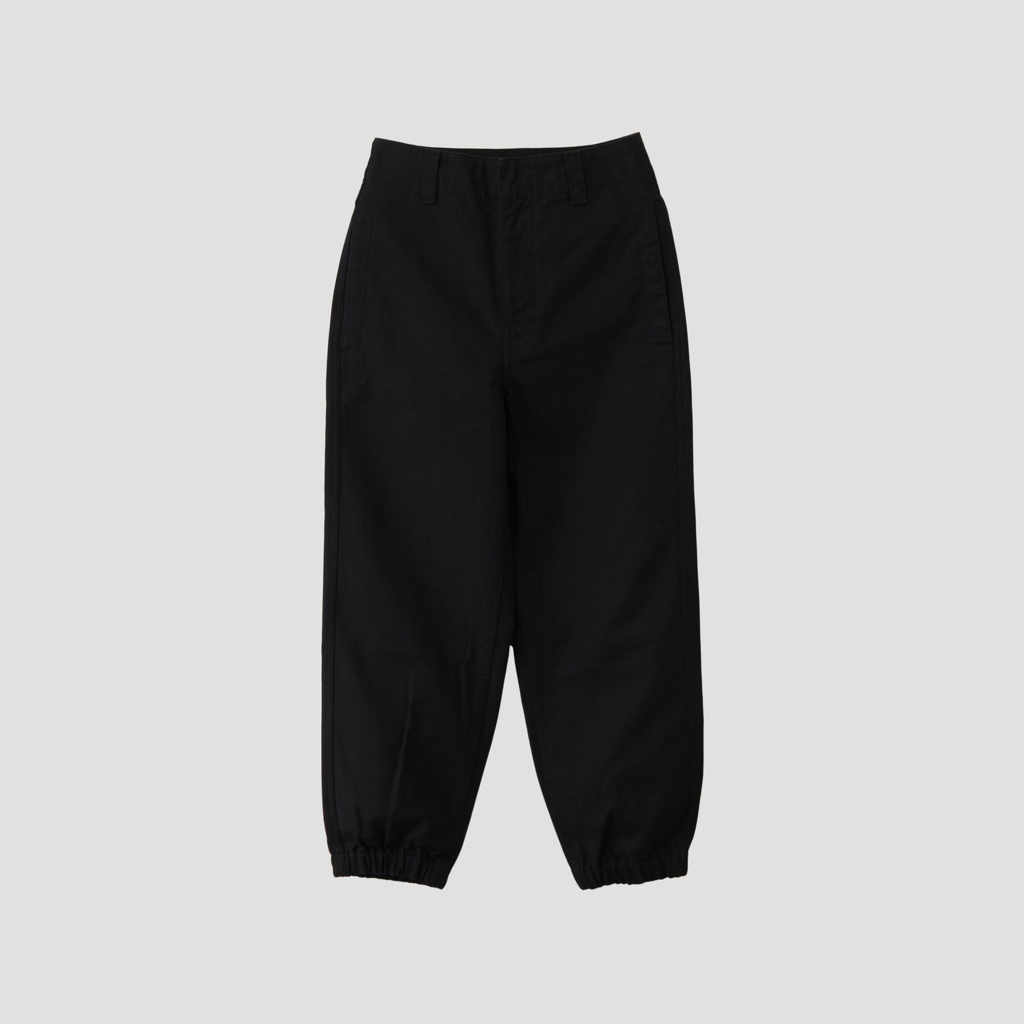 ORGANIC COTTON GABARDINE TROUSERS