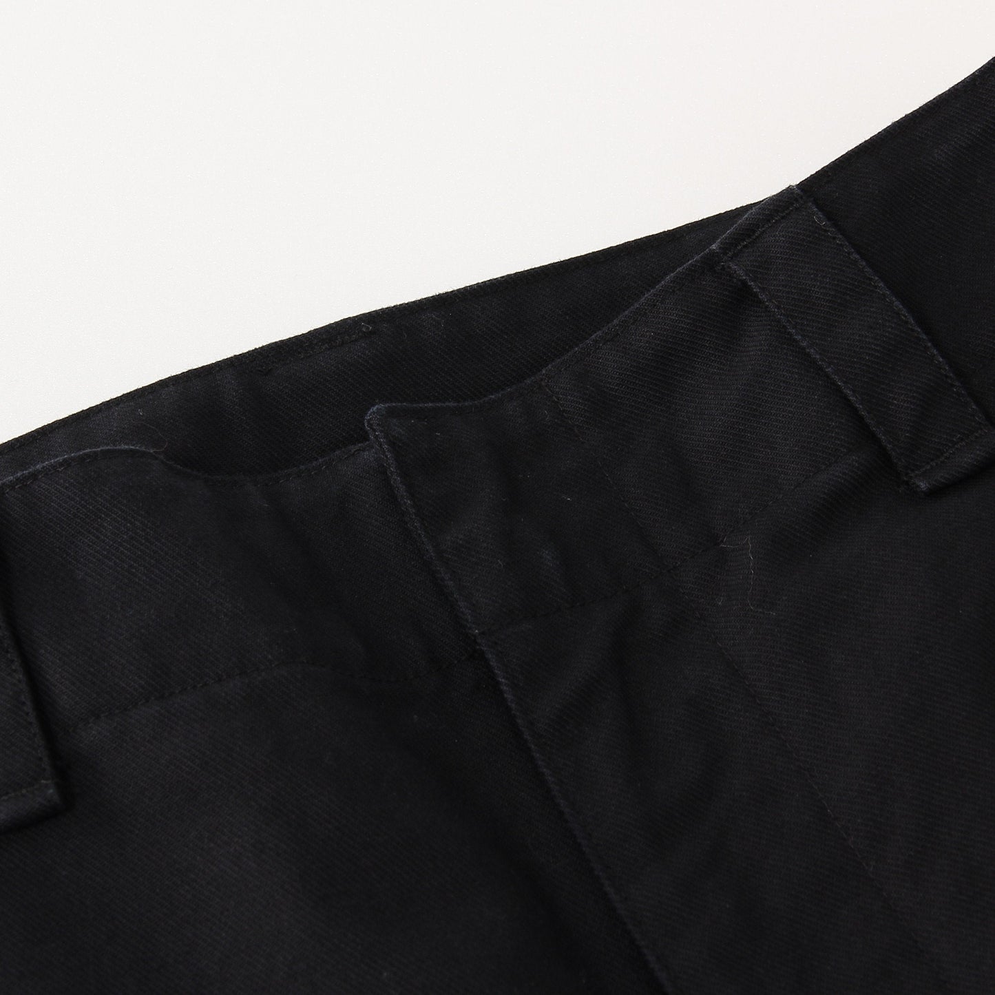 ORGANIC COTTON GABARDINE TROUSERS