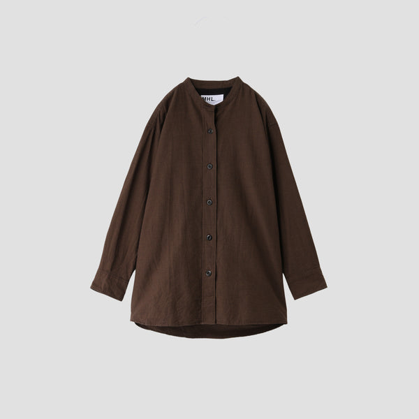 UNEVEN CHECK COTTON SHIRT