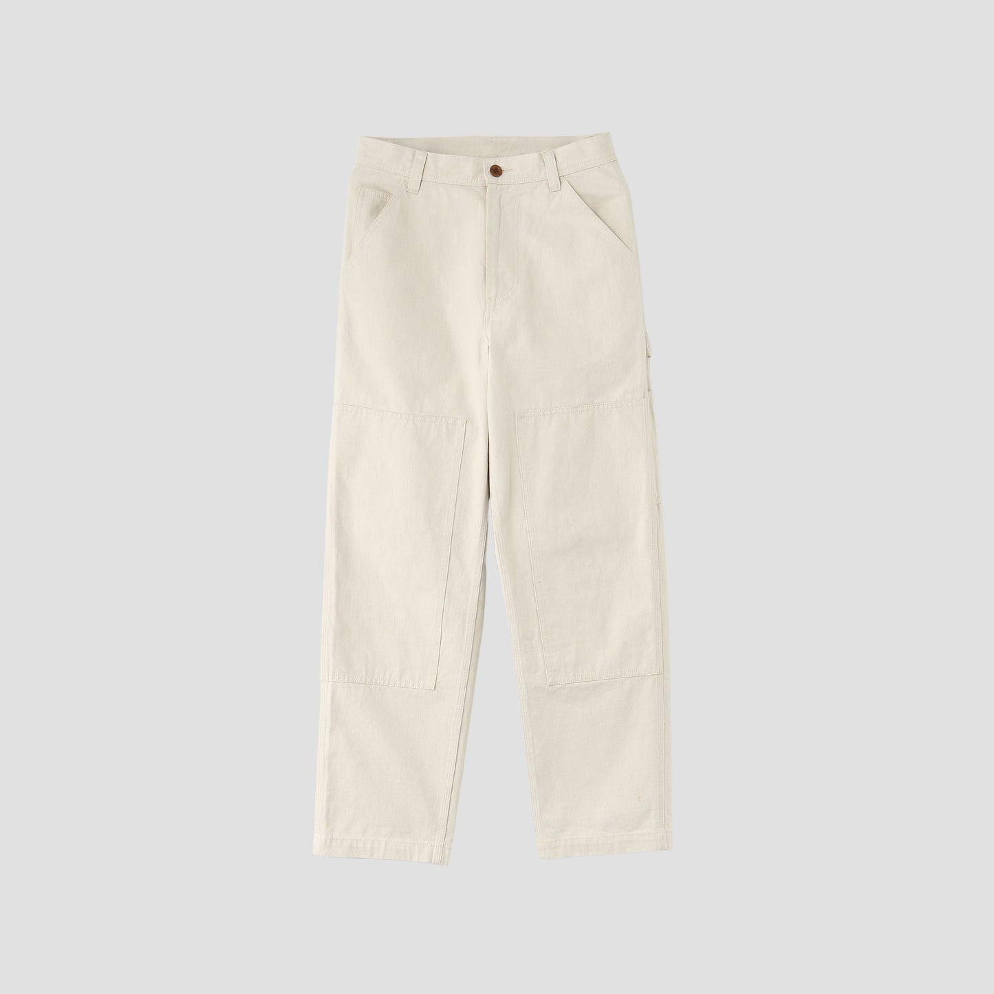 NATURAL DENIM TROUSERS