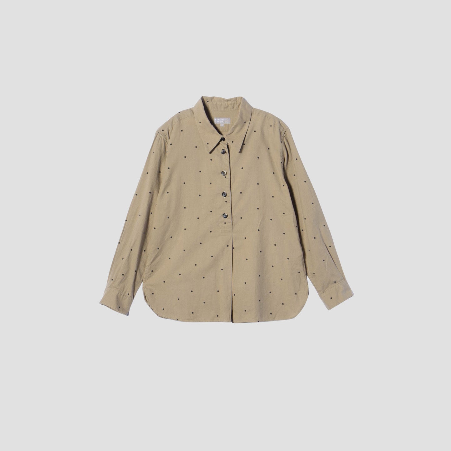 SOFT SPOT PRINT COTTON SHIRT