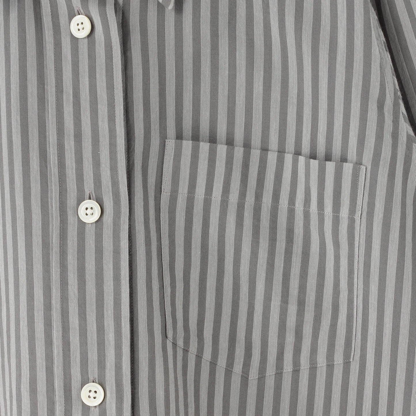 COTTON SILK STRIPE SHIRT
