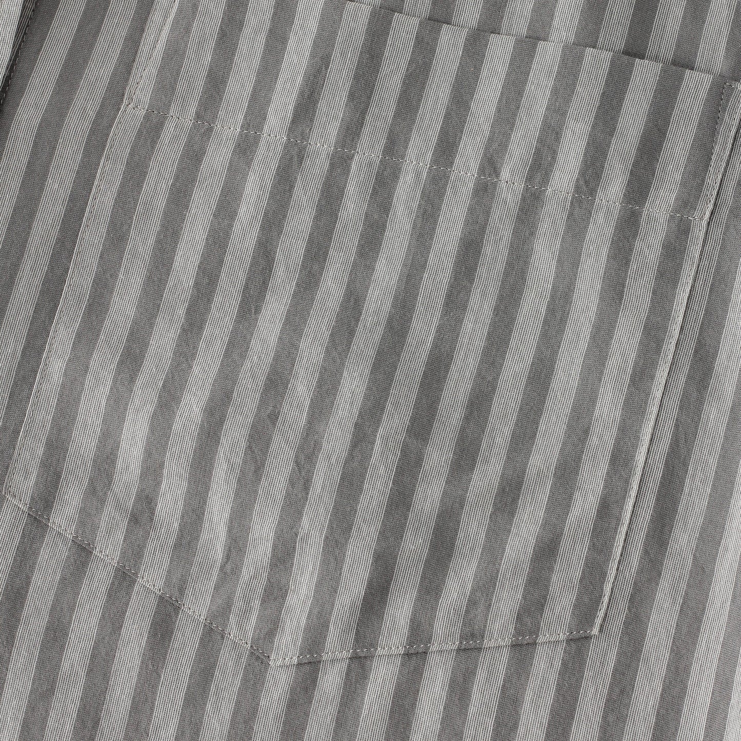 COTTON SILK STRIPE SHIRT